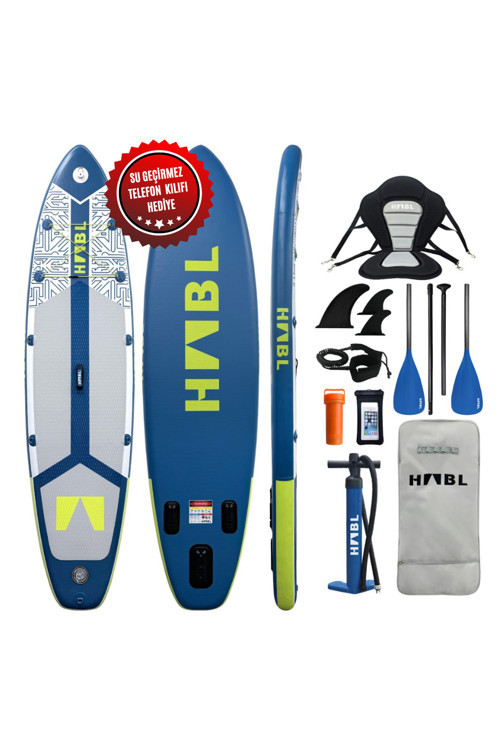 Şişme Sup Board/ Stand Up Paddle Board 81*320*15cm Full Set Mavi