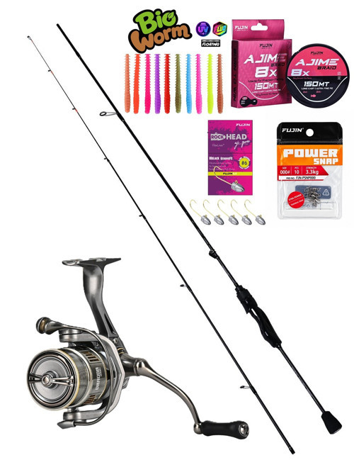Dragon 2000s Black Swan 205cm 04-5 Gr Aji Lrf Olta Takımı Seti