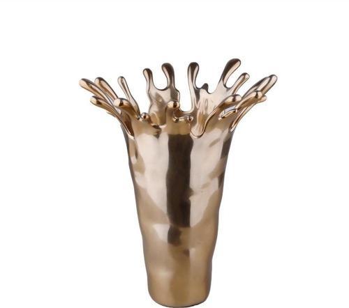 Gold Damla Vazo 27 cm