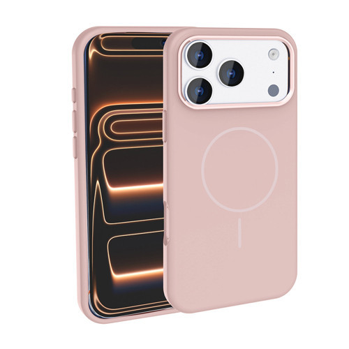 iPhone 18 Pro / İphone 17 Pro Kılıf M-Safe Şarj Özellikli Metal Kamera Çerçeveli Edi Silikon Kılıf