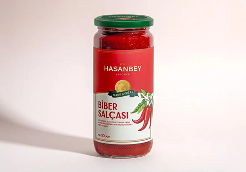 Hasanbey Ev Yapımı Tatlı Biber Salçası 500 gr