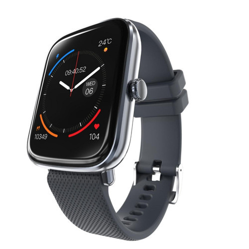 FutureFit Zone 43mm IP68 Suya Dayanıklı Nabız Ölçer Akıllı Saat Gri