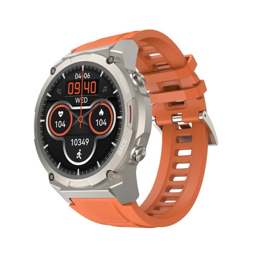 FutureGo Mix2 36mm Amoled Ekran Sesli Arama Özellikli Akıllı Saat Turuncu