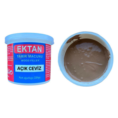 Masif ve Ahşap Tamir Macunu AÇIK CEVİZ 220 gr. - 1 Adet