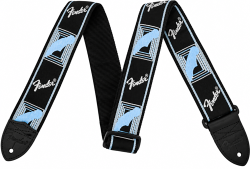 2'' Monogrammed Askı Black/Light Grey/Blue