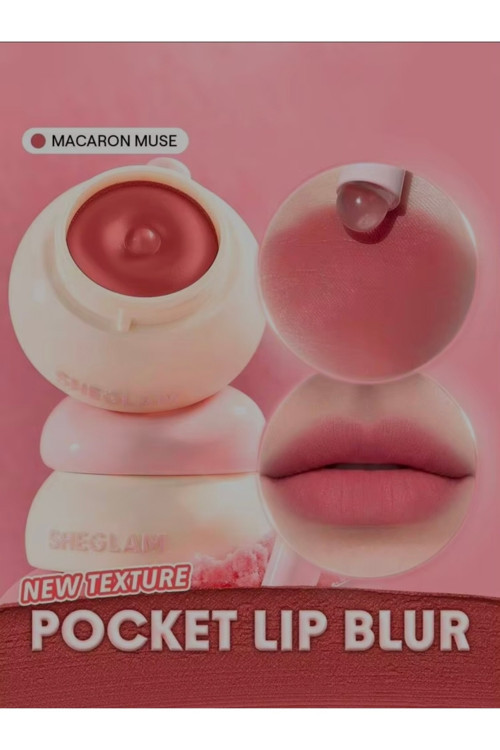 Bounce Putty Pocket Lip Pot-Macaron Muse Dudak Nemlendirici Ruj