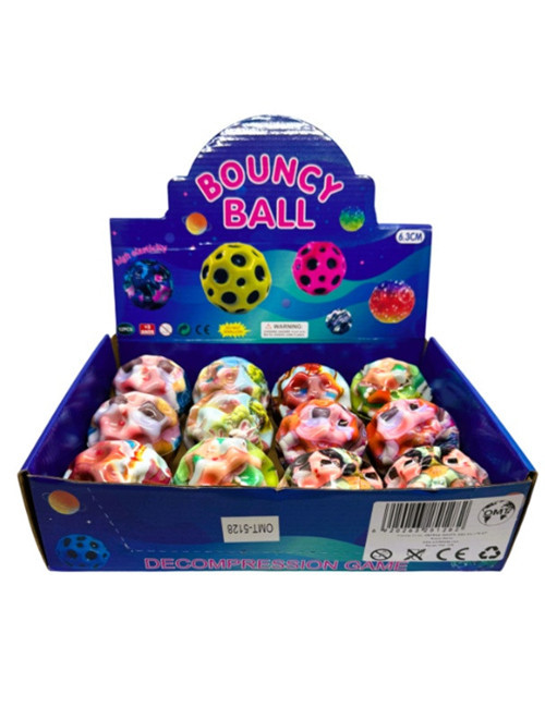 Bouncy Desenli Ay Topu Uzay Topu - 3 adet