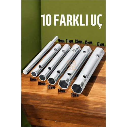 Tork Lokma Seti Boru Kovan Tip Anahtar Seti Buji Anahtarı 423236