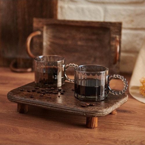 Ringo Line 325 Ml 4'Lü Cam Kupa Çay Kahve Bardağı 15176