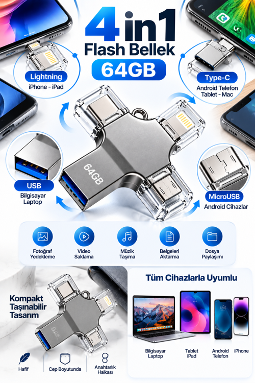 tekno 64 GB FLASH BELLEK 2026