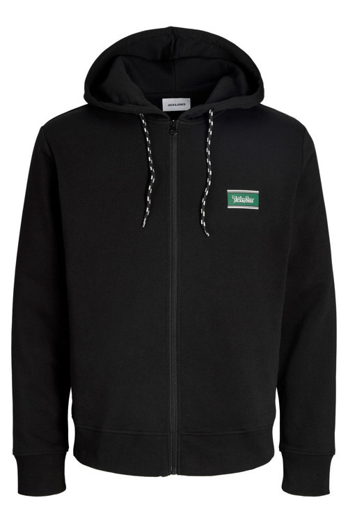 Jack & Jones JJBUSTER Erkek Fermuarlı Kapüşonlu Sweatshirt Günlük Rahat