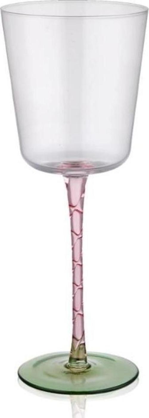 Şarap Kadehi Pembe Yeşil 350 ml