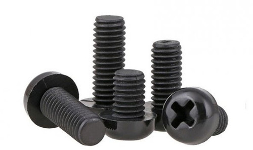 M3 x5mm Plastik Civata Vida SiYAH x 5 adet (rf003)