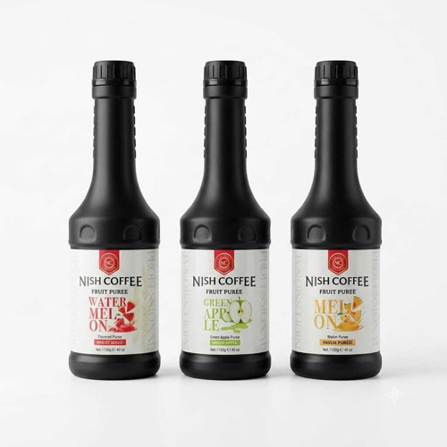 Coffee Kavun -Elmalı -Karpuz Aromalı Püre Sos 3 x 1.150 Gr