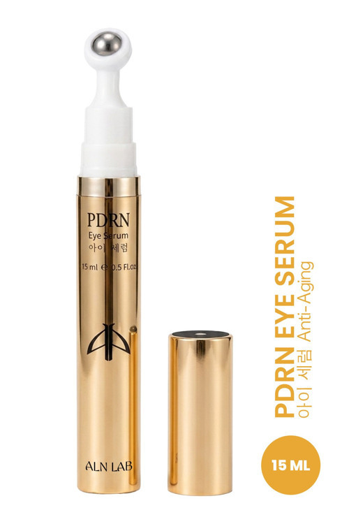 ALN NAB PDRN, 6 Peptide Complex Göz Çevresi Serumu 15 ml, Soğuk Rollerball Başlıklı Anti-Aging Bakım, İnce Çizgi, Kırışıklık, Göz Altı Torbası ve Morluk Görünümüne Karşı Destek