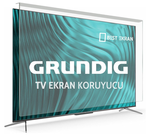 Grundig 65GQ650 TV EKRAN KORUYUCU - Grundig 65" inç 164cm QLED 65 GQ 650 Kırılmaz Koruyucu