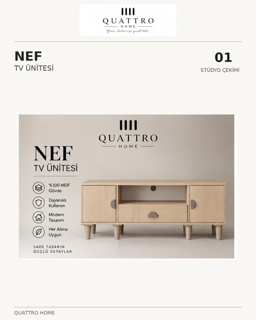 NEF TV ÜNİTESİ SEHPASI