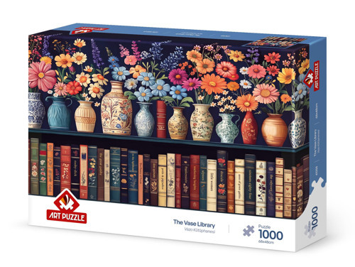 Vazo Kütüphanesi 1000 Parça Puzzle