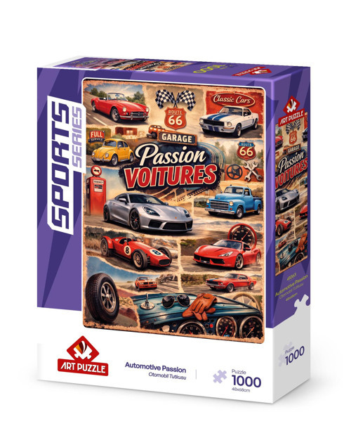 Otomobil Tutkusu 1000 Parça Puzzle
