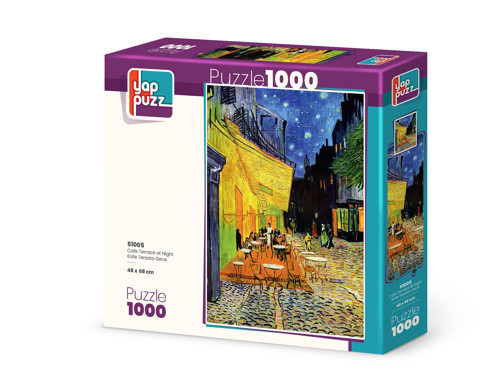 Kafe Terasta Gece 1000 Parça Puzzle