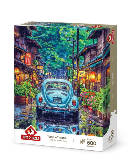 Yağnur Altında Tokyo 500 Parça Puzzle