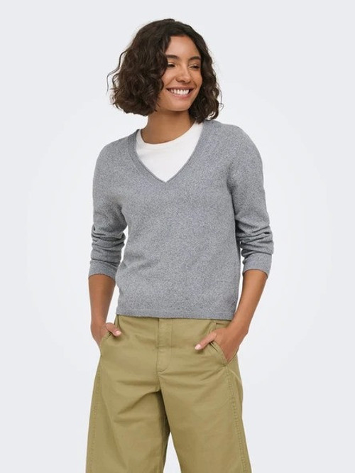 Onlloyal Ls V-Neck Pullo Knt Noos Kadın Kazak 15368957