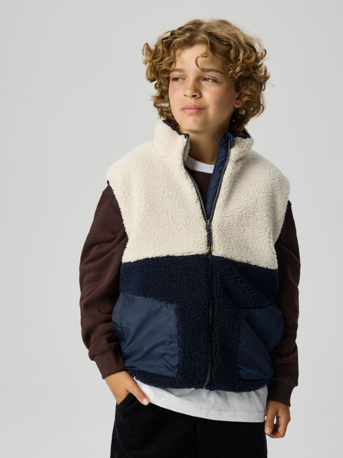 Nkmmacey Teddy Vest Block Erkek Çocuk Yelek 13257215
