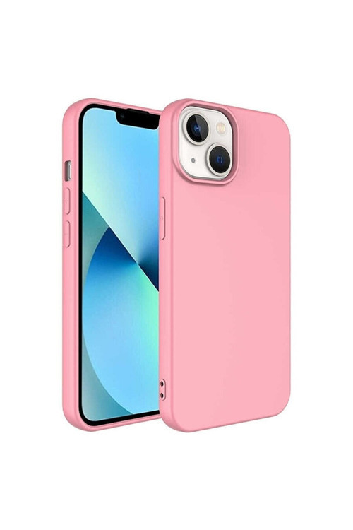 Apple Iphone 14 Içi Kadife Yumuşak Soft Renkli Silikon Lansman Telefon Kılıfı Iphone 14