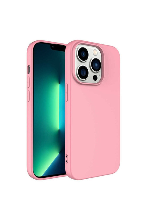 Apple Iphone 14 Pro Içi Kadife Yumuşak Soft Renkli Silikon Lansman Telefon Kılıfı Iphone 14 Pro