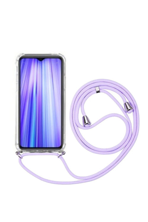 Xiaomi Redmi Note 12 Pro 5G Boyun Askılı Köşe Korumalı Şeffaf Silikon Telefon Kılıfı
