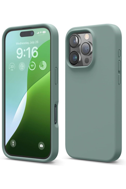 Soft Grade Serisi l İphone 15 Pro Max Içi Kadife Kamera Korumalı Lansman Silikon Telefon Kılıfı