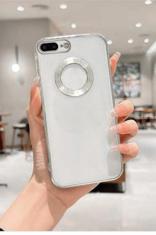 Iphone 7 Plus/8 Plus Uyumlu Kamera Lens Koruyuculu Elektroliz Lazer Yeni Tasarımlı Telefon Kılıfı