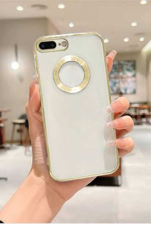 Apple Iphone 7 Plus/8 Plus Uyumlu Kamera Lens Koruyuculu Elektroliz Lazer Silikon Telefon Kılıfı