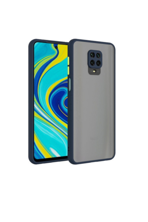 Xiaomi Redmi Note 9s / Note 9 Pro Kamera Lens Korumalı Mat Kenarları Renkli Silikon Telefon Kılıfı