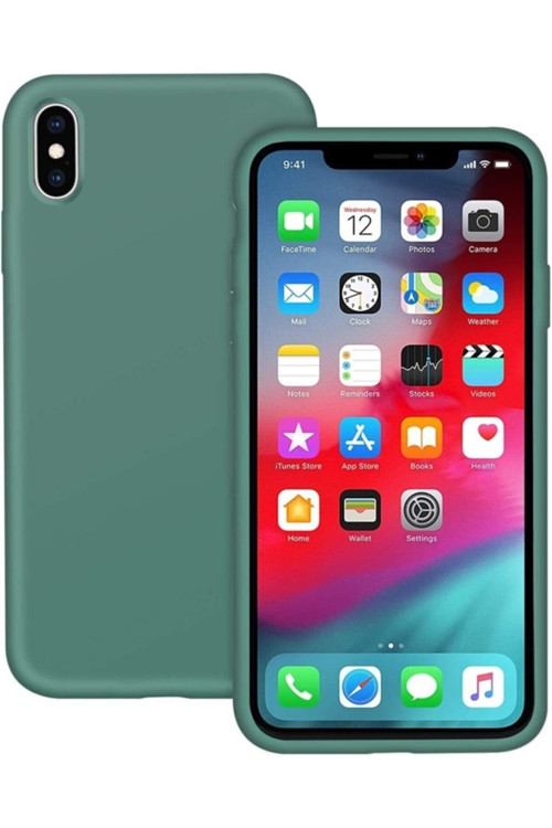 Apple Iphone X / Xs Uyumlu Içi Kadife Lansman Silikon Telefon Kılıfı
