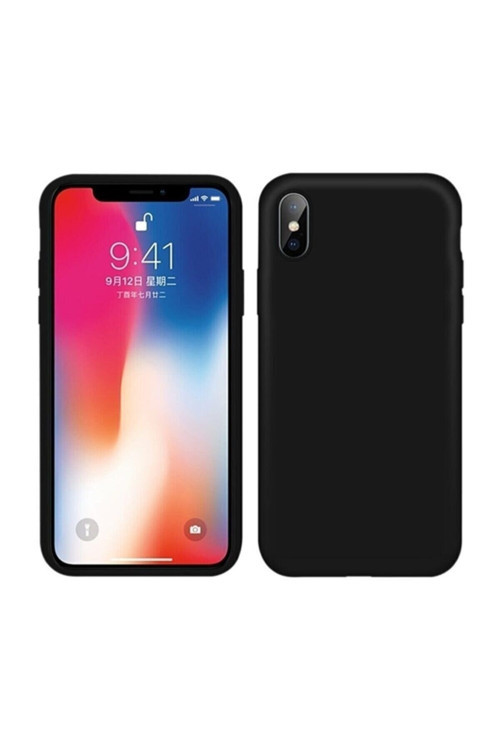 Apple Iphone X / Xs Uyumlu Içi Kadife Lansman Silikon Telefon Kılıfı