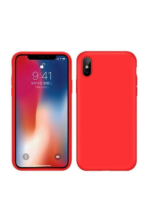 Apple Iphone X / Xs Uyumlu Içi Kadife Lansman Silikon Telefon Kılıfı