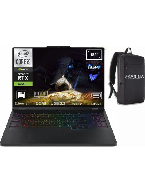 Legion 5 15IRX10 i9-14900HX 83LY00L1TR-K58 128GB 4TB+4TB RTX5070 8GB W11Pro 15.1" WQXGA (2560X1600) OLED 165Hz 115W Taşınabilir Gaming Bilgisayar