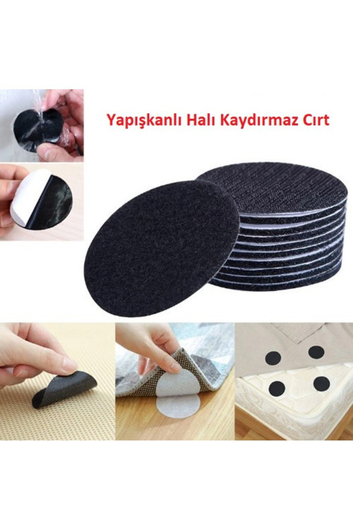 Halı Kilim Kaydırmaz Cırt 10 Set Yıkanabilir