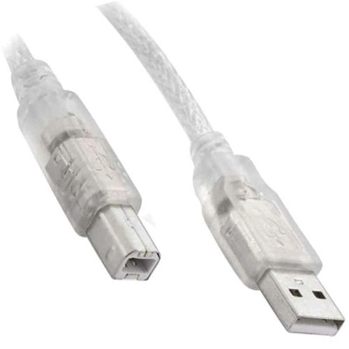 Yazıcı Printer KABLOSU Usb Kablo 5 Metre Şeffaf