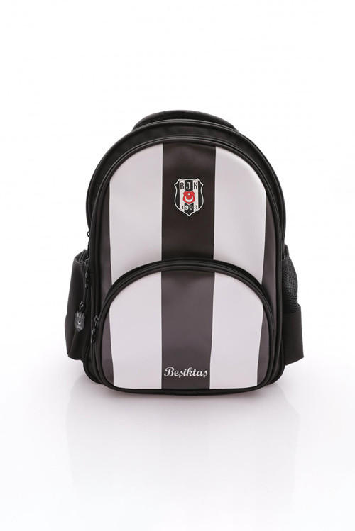 ME 25356 BEŞİKTAŞ ME TEAM ÇUBUKLU SUNİ DERİ OKUL ÇANTASI