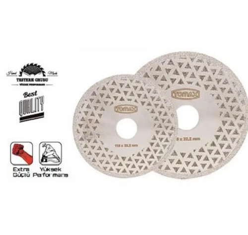 Elektrolize Elmas Kesici Flanşlı Disk - 230 Mm