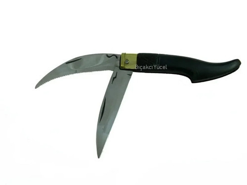 Tosya Küçük Çiftli Testereli Bıçkı Çakı 14 Cm - Plastik Saplı, Manuel
