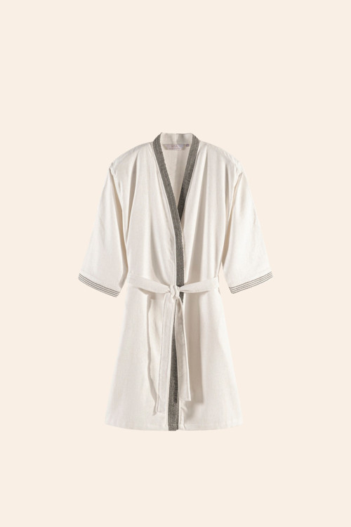 New Derin Bambu Kadın Bornoz S/M Cotton Halo