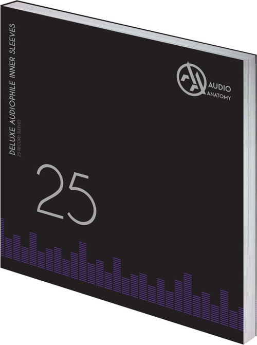 INNER SLEEVES - 25X 12" DELUXE AUDIOPHILE ANTISTATIC INNER SLEEVES CREAM(70 GRAM)