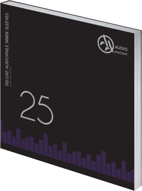 INNER SLEEVES - 25X 12" DELUXE AUDIOPHILE ANTISTATIC INNER SLEEVES WHITE(90 GRAM)