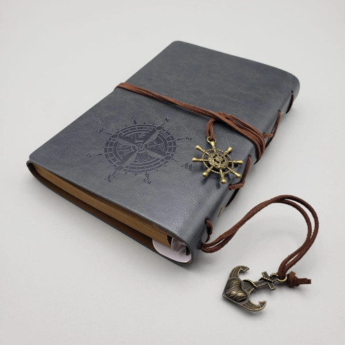 Deri Defter Gri