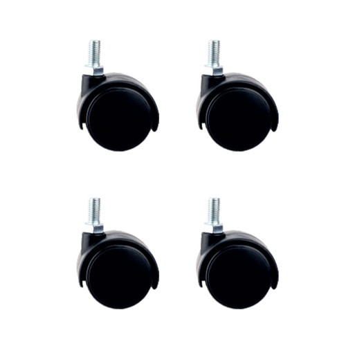 Büyük Plastik Vidalı Teker - 50MM HKS127 - 4 Adet