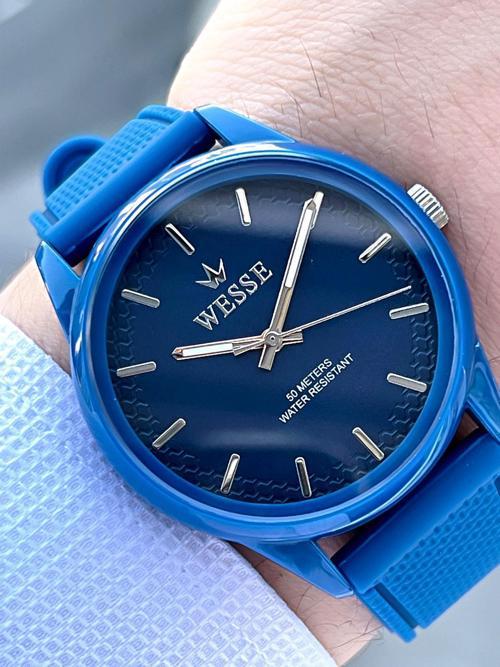 Silikon Kordon 50 Mt Suya Dayanıklı Plastik Kasa Genç Unisex Spor Kol Saati WWG.2093.03