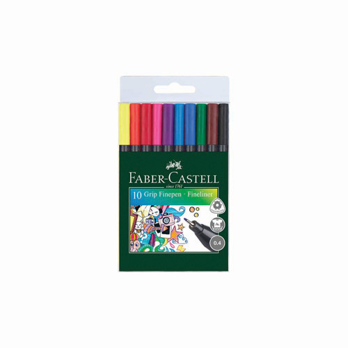 Faber Grip Finepen 0.4Mm 10Lu 151610-10